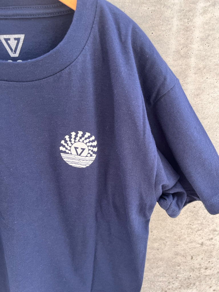 Vissla Solar Spin Boys Tee Navy