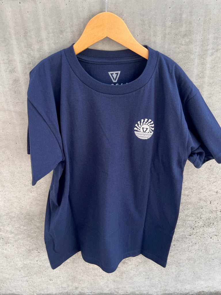 Vissla Solar Spin Boys Tee Navy