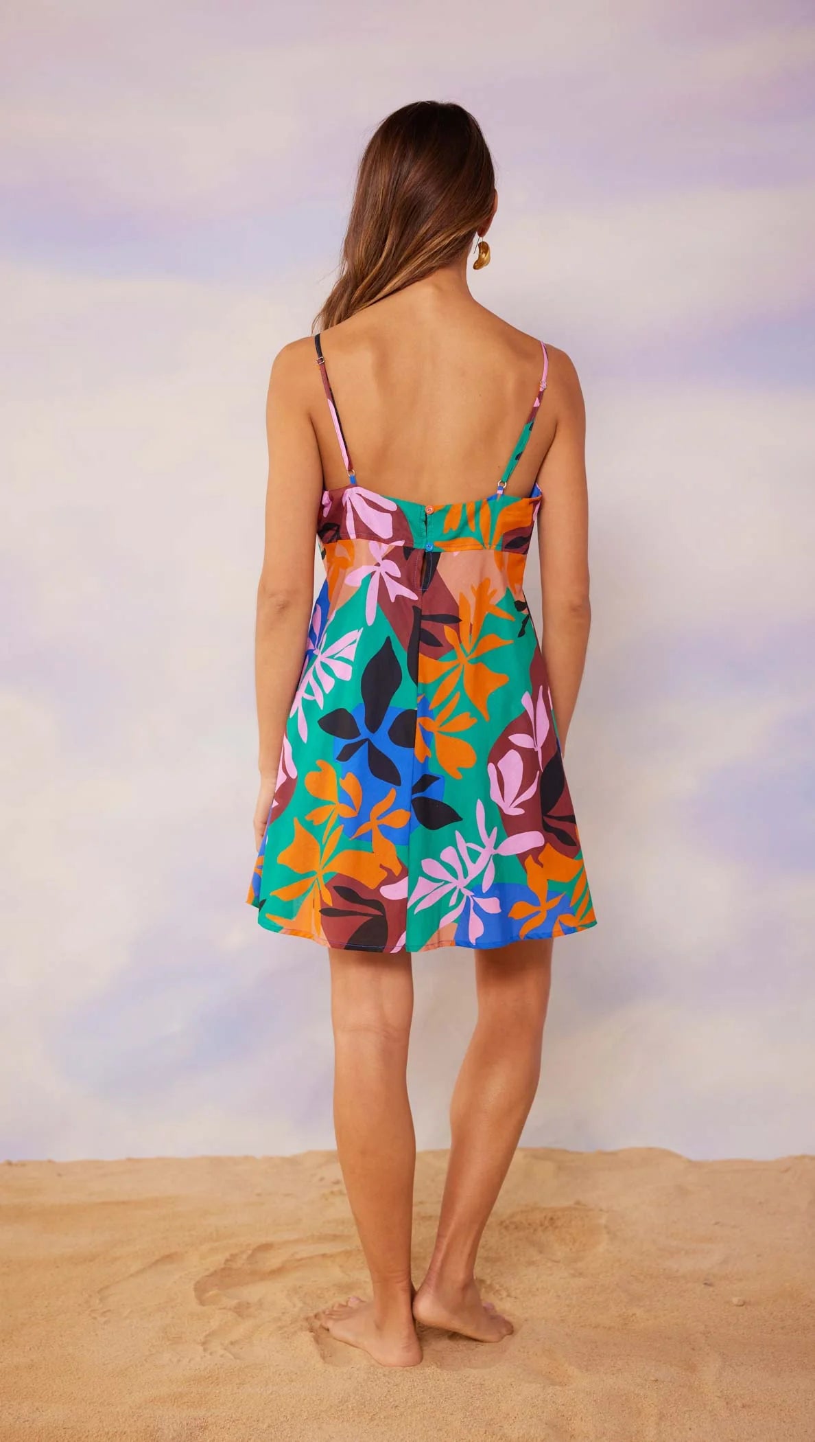  Mink Pink Ananya Mini Dress Abstract | Vagabond Apparel Boutique