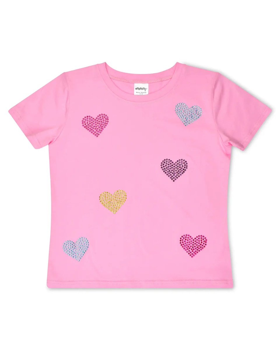I Scream | Sparkling Hearts Tee | Vagabond | Apparel | Boutique