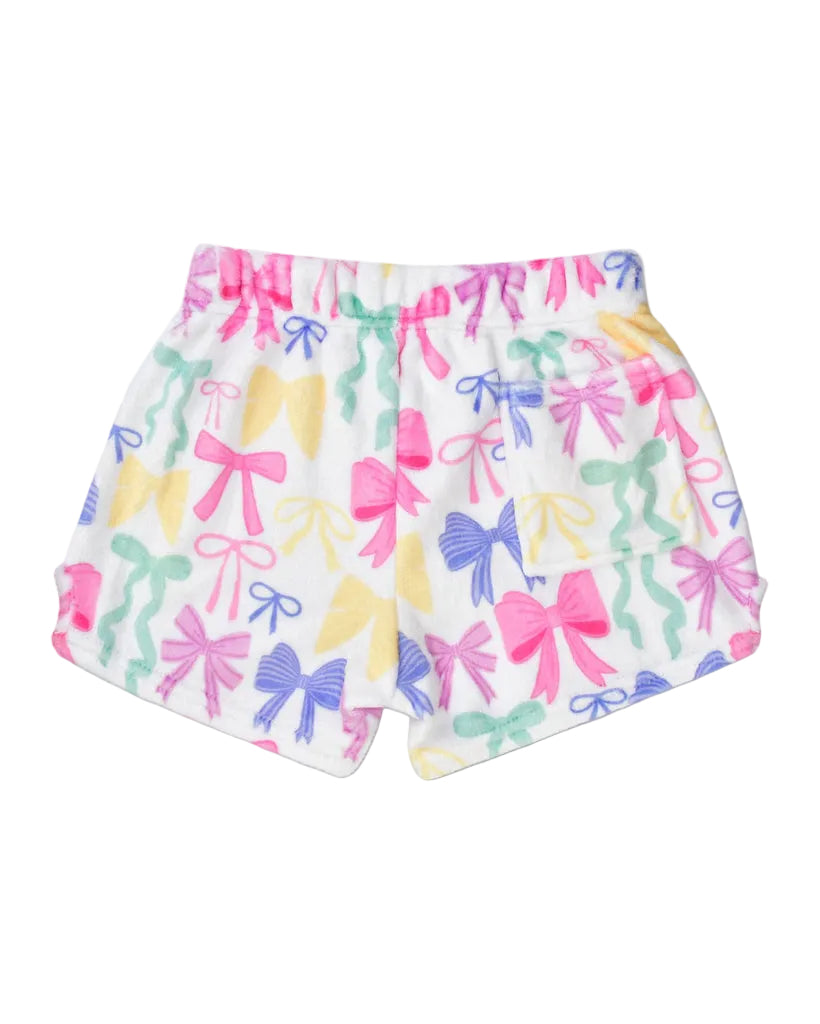 Iscream | Pretty Bows Plush Shorts | Back | Vagabond | Apparel | Boutique