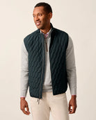 Johnnie O. | Belfry Quilted Puffer Vest | Front | Vagabond | Apparel | Boutique