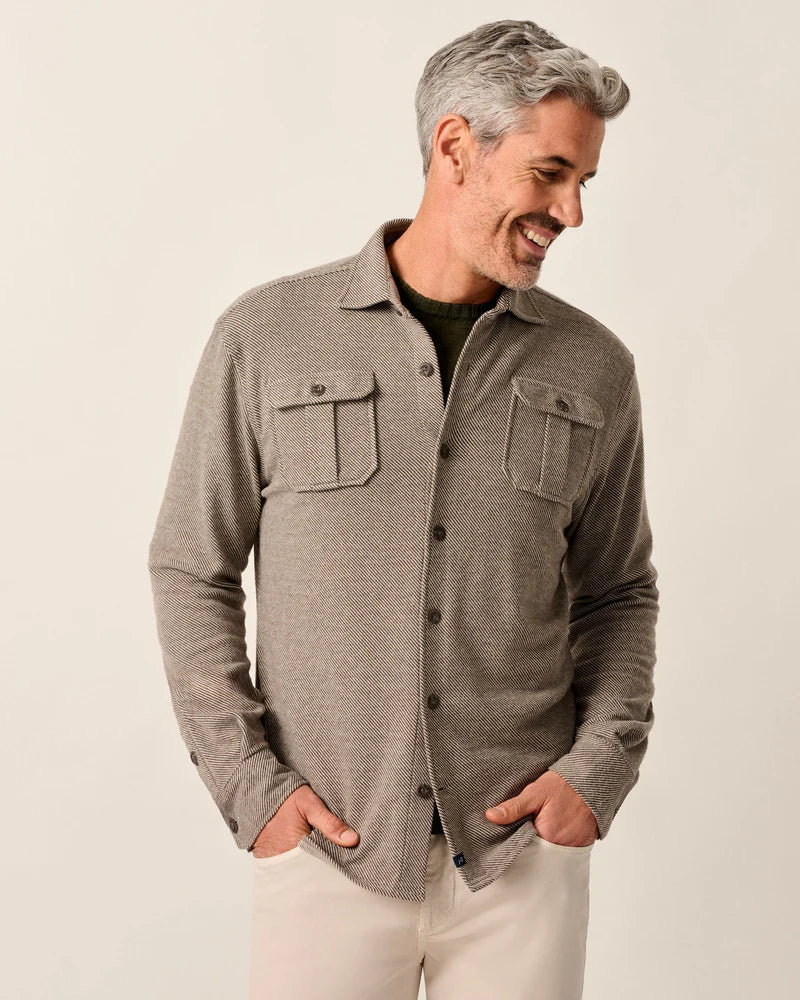 Johnnie O. | Carl Stretch Knit Flannel Lodge Shirt | Vagabond | Apparel | Boutique