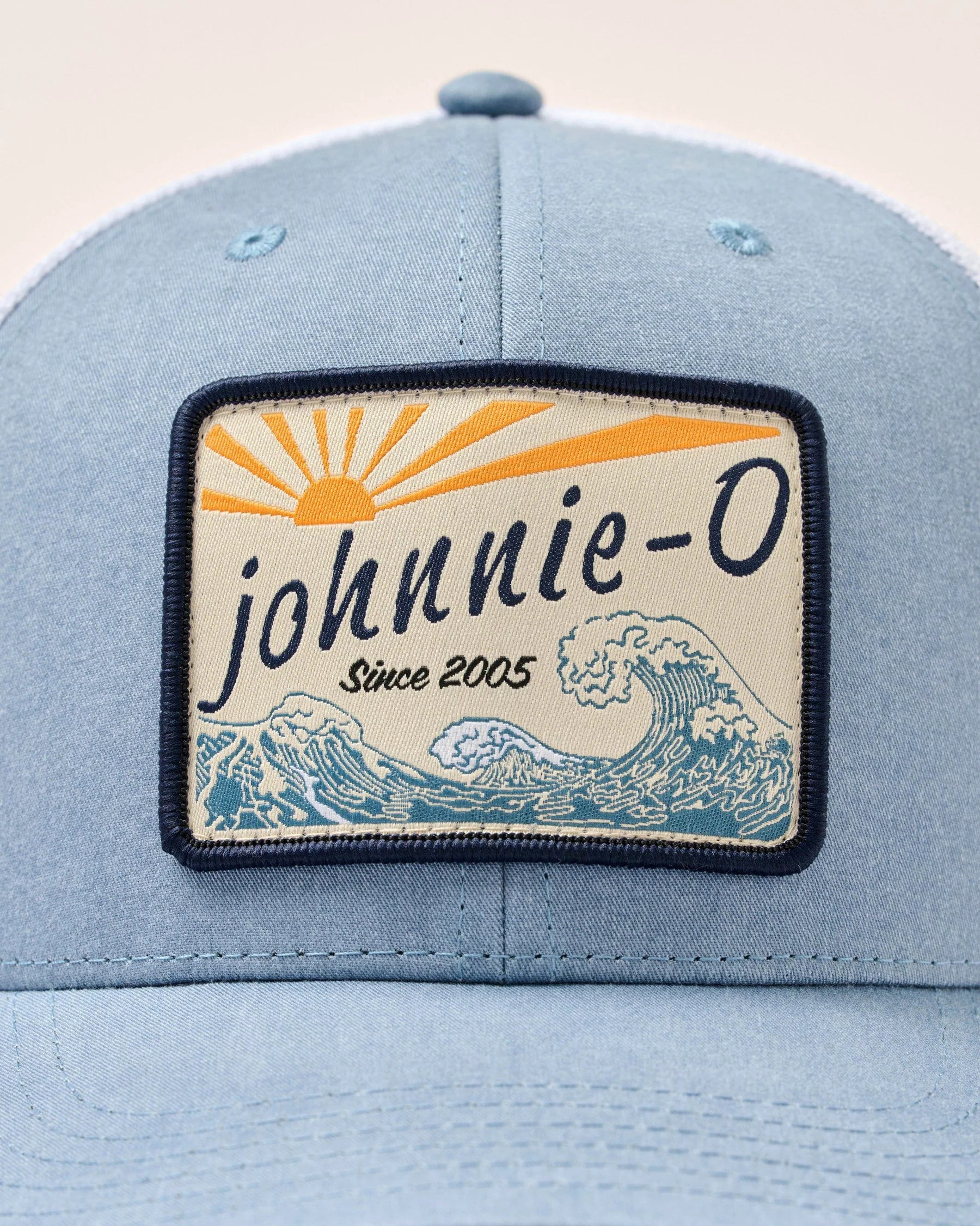 Johnnie O. | Kahuner Hat | Denim Blue | Close | Vagabond | Apparel | Boutique