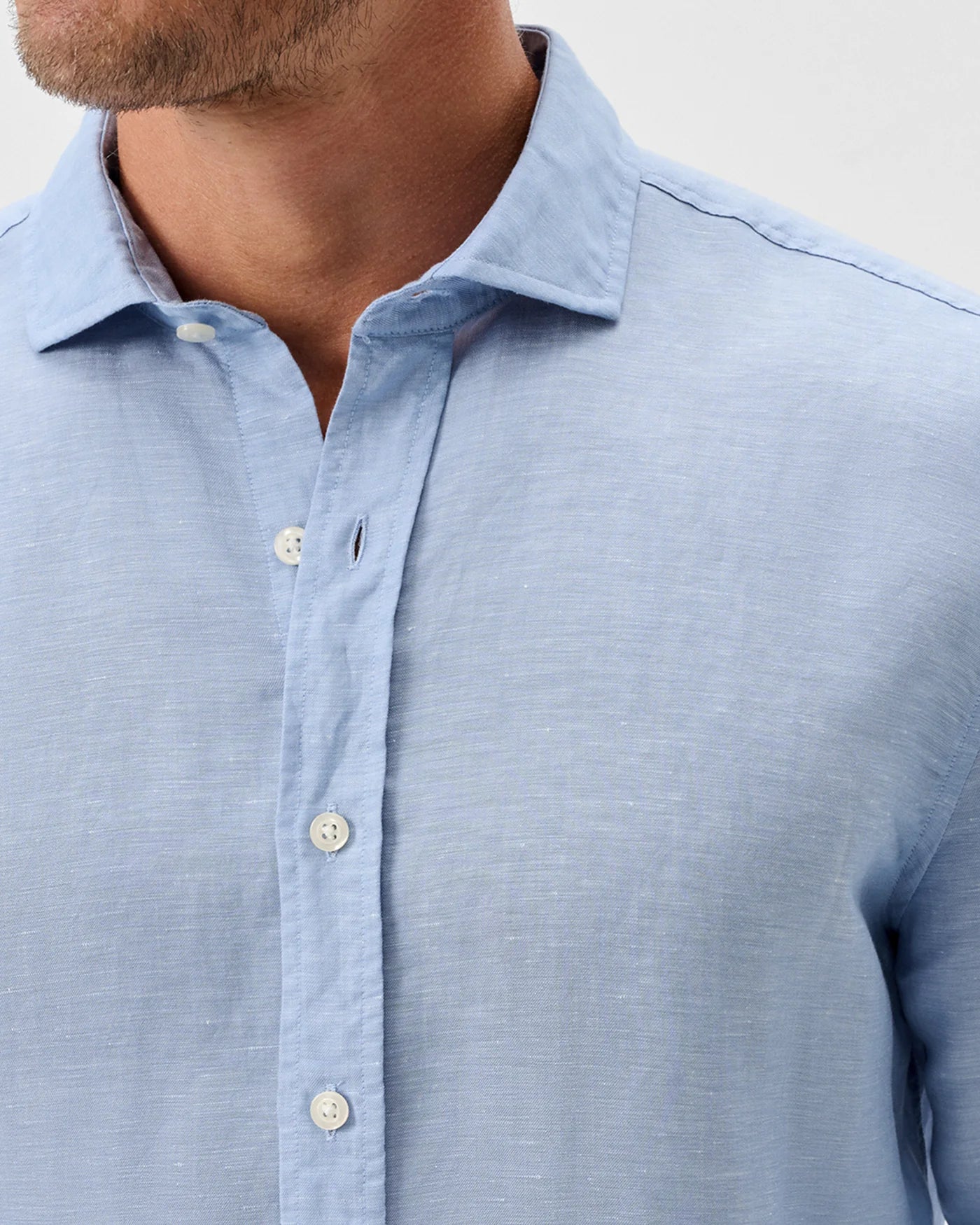 Johnnie O. |  McCarthy Linen Button Down | Close | Vagabond | Apparel | Boutique