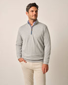 Johnnie O. | Sully 1/4 Zip Pullover | Light Gray | Vagabond | Apparel | Boutique
