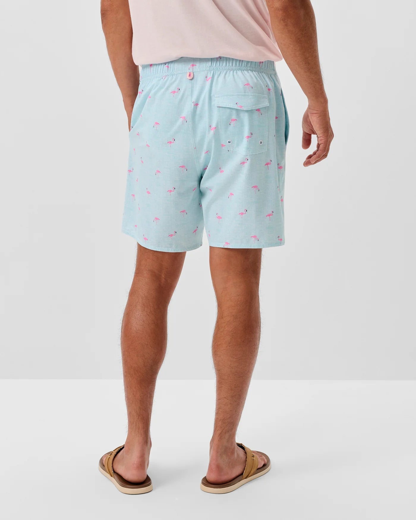 Johnnie O. | Caladesi Half Elastic 7" Surf Shorts | Back | Vagabond | Apparel | Boutique