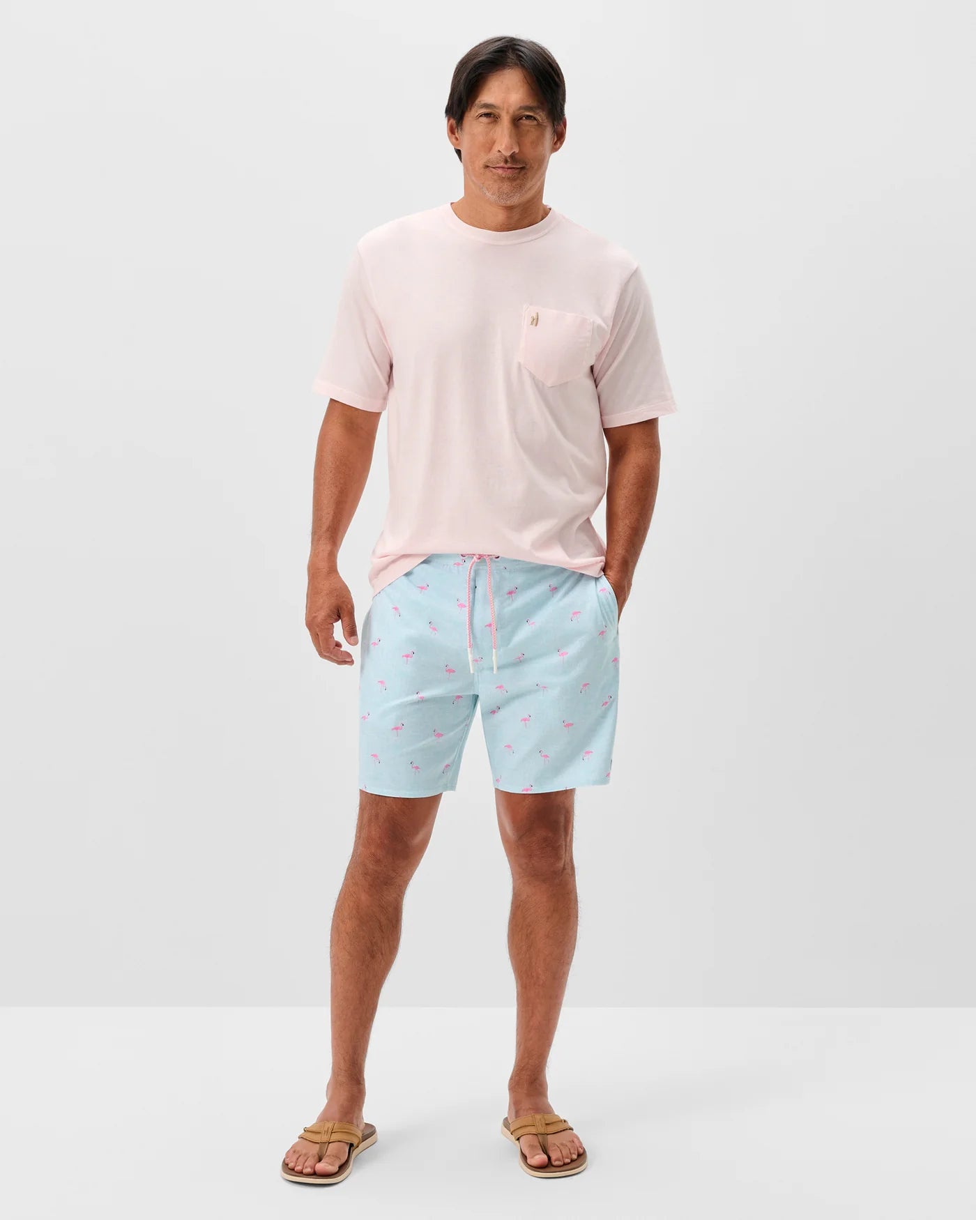 Johnnie O. | Caladesi Half Elastic 7" Surf Shorts | Model | Vagabond | Apparel | Boutique