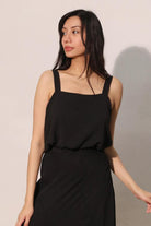 KLD | Bubble Hem Crop Top Tank | Vagabond | Apparel | Boutique