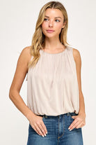 KLD | Double Layered Knit Bubble Top | Vagabond | Apparel | Boutique