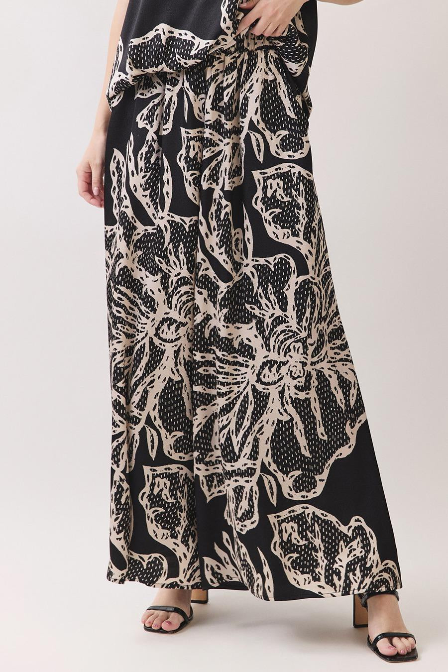 KLD Floral Wide Leg Pant
