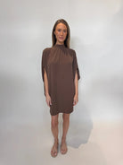 KLD | Mock Neck Caftan Shift Dress | Full | Vagabond | Apparel | Boutique
