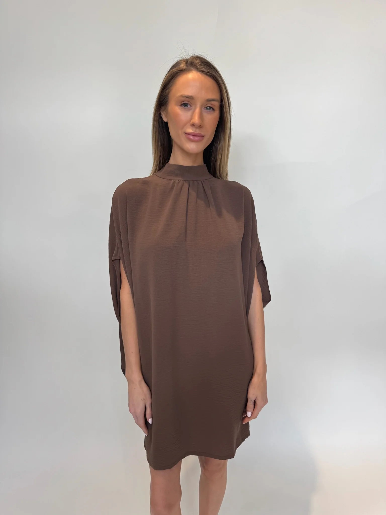 KLD | Mock Neck Caftan Shift Dress | Vagabond | Apparel | Boutique