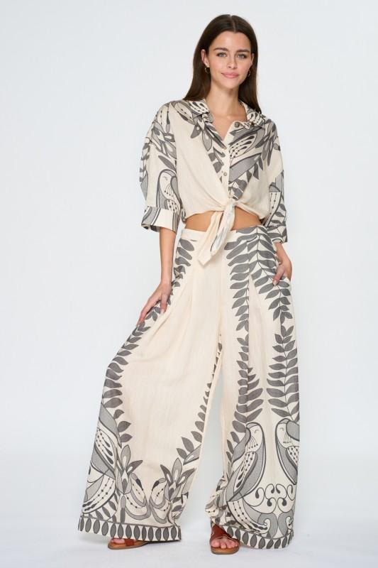 KLD | Printed Pant | Vagabond | Apparel | Boutique