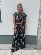 KLD | Printed Satin Top | Full | Vagabond | Apparel | Boutique