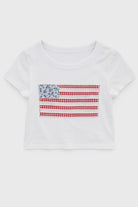 Katie J | Flag Patch Tee | Vagabond | Apparel | Boutique