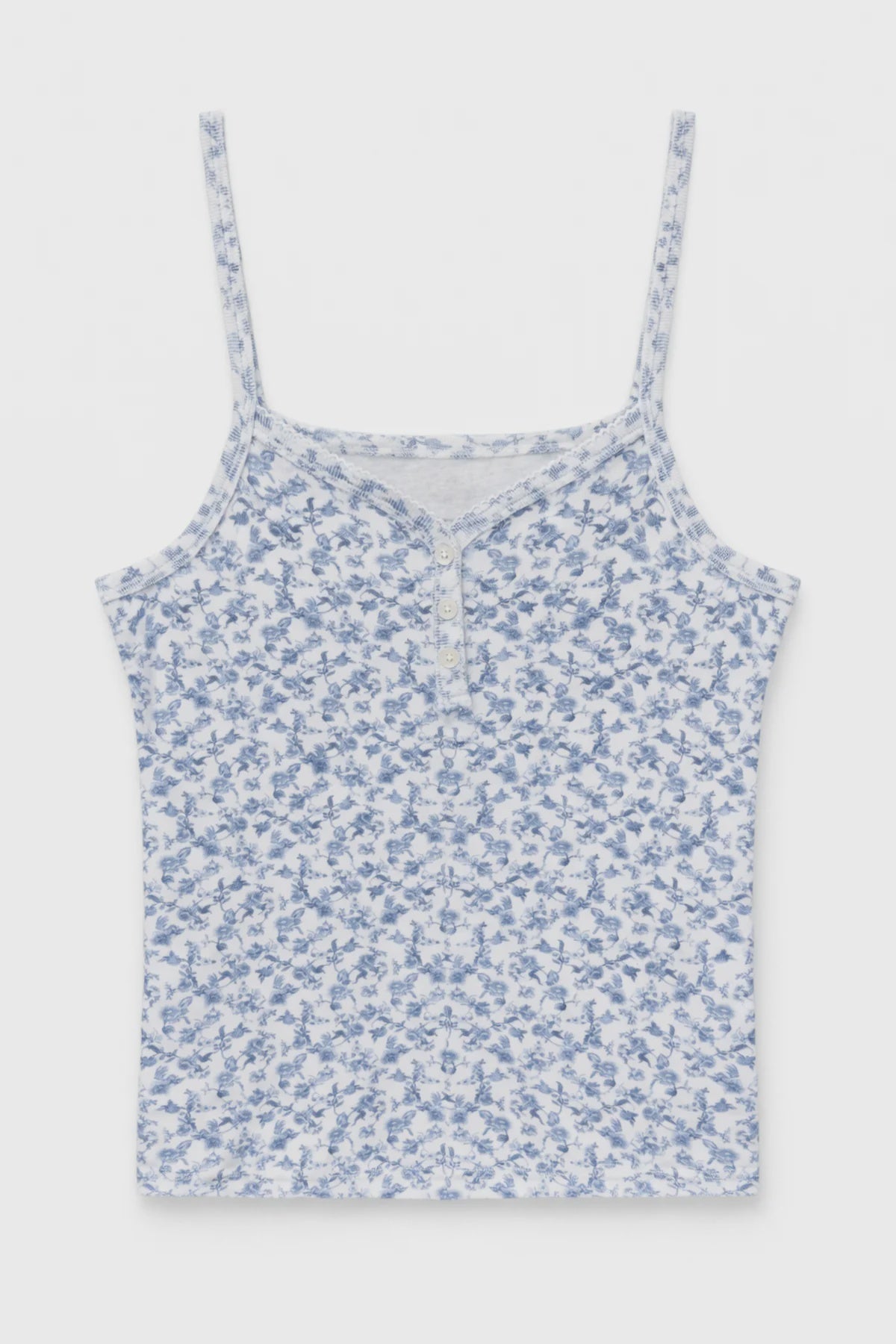 Katie J | Hailey Henley Printed Cami | Vagabond | Apparel | Boutique