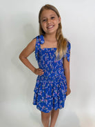 Katie | J | Emerson | Dress | Floral | Cascade | Front | Vagabond | Apparel | Boutique