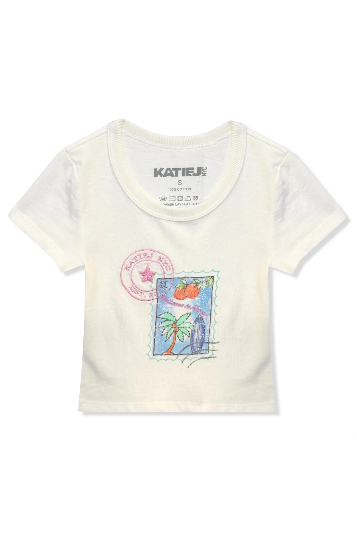 Katie | J | Miami | Stamp | Tee | Vagabond  Apparel | Boutique