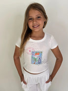 Katie | J | Miami | Stamp | Tee | Close | Vagabond  Apparel | Boutique