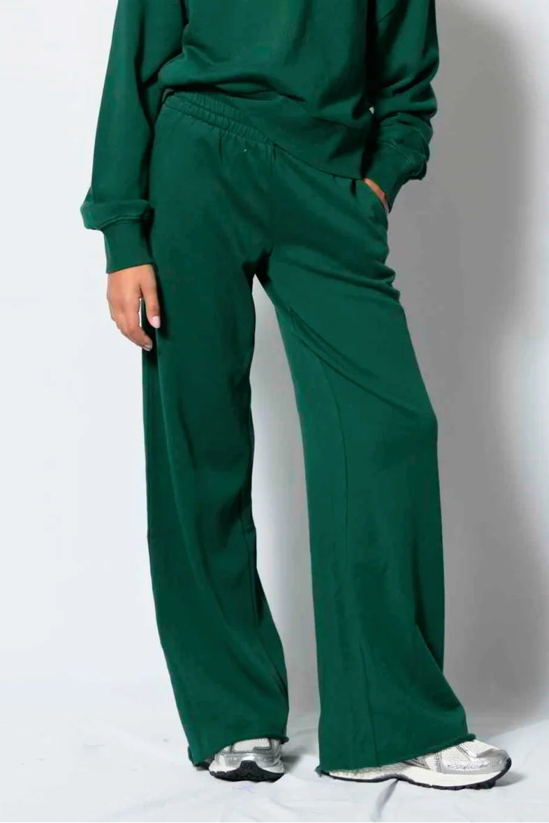 Katie J | Tristan Sweatpant| Bottle Green | Vagabond | Apparel | Boutique