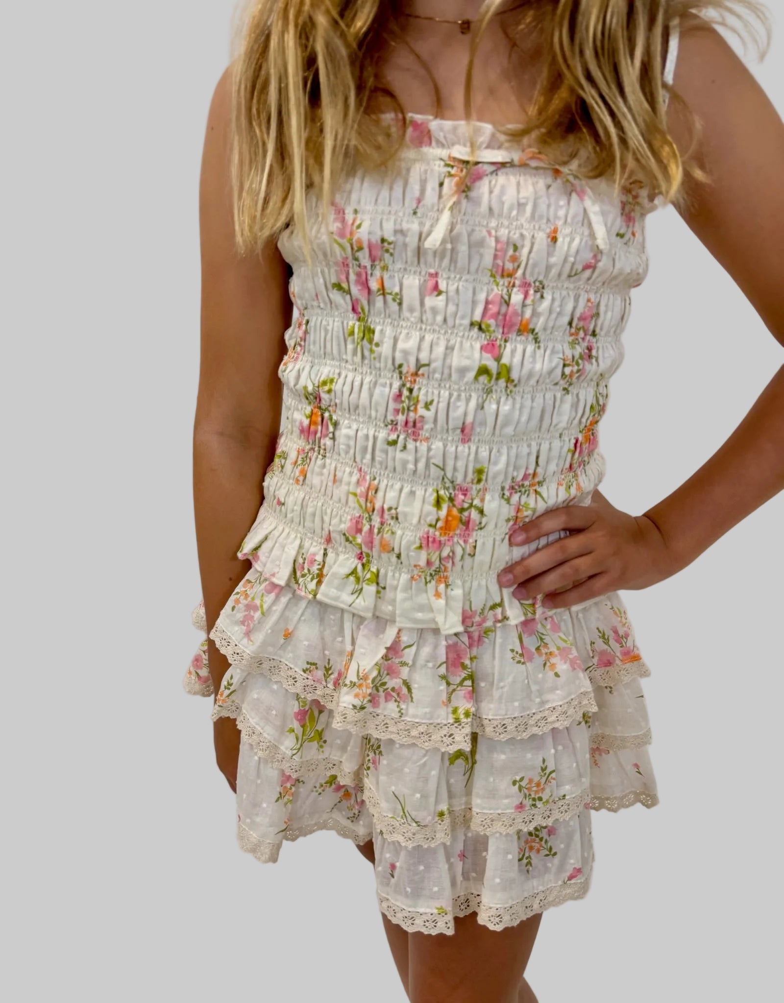 Katie J | Alma Top | Vintage Wildflower | Vagabond | Apparel | Boutique