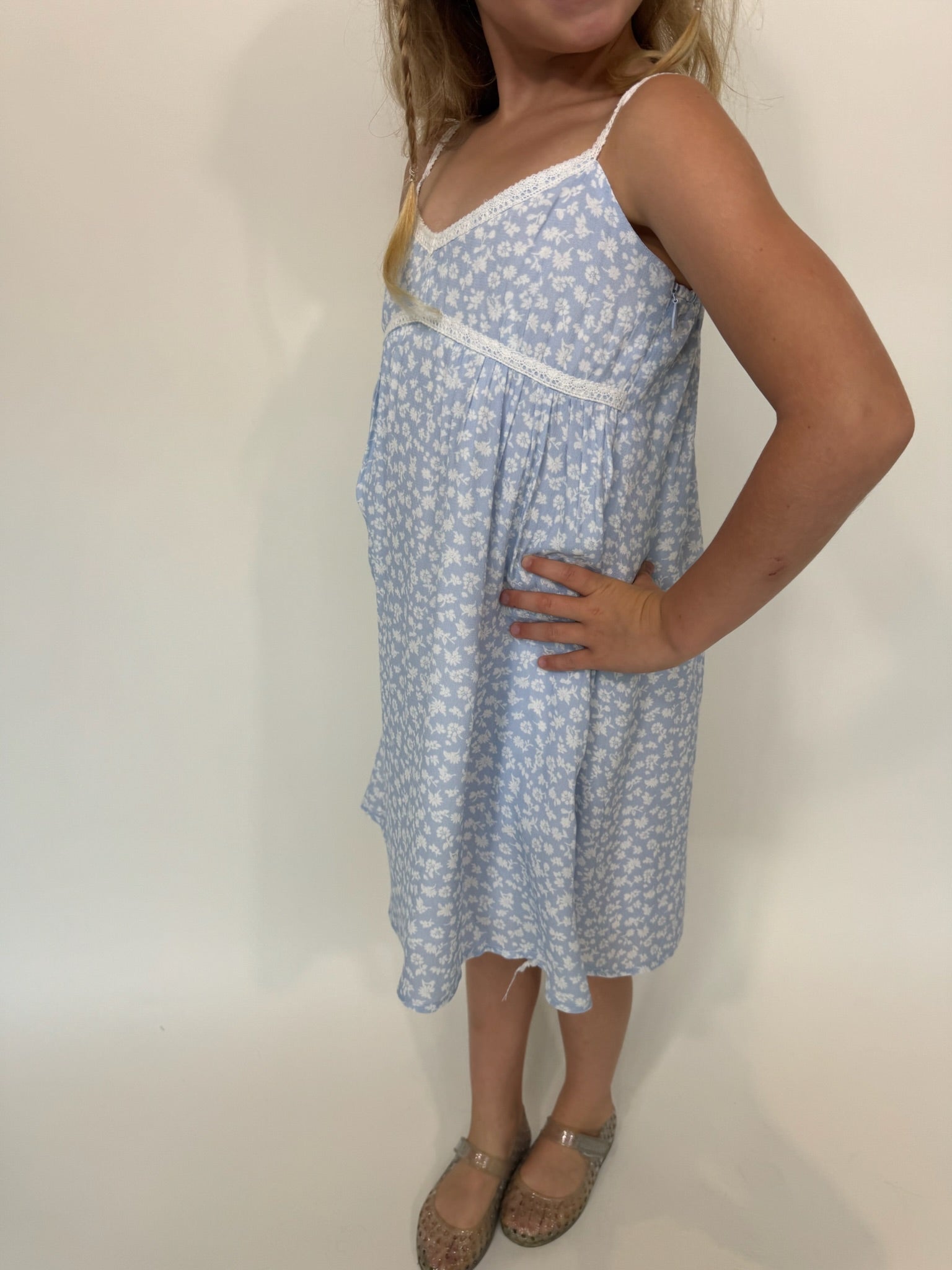 Katie J | Bloom Dress | Side | Vagabond | Apparel | Boutique