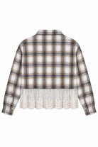 Katie J | Bree Plaid & Lace Top | Vagabond | Apparel | Boutique