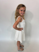 Katie J | Brenna Linen Solid Day Dress | Side | Vagabond | Apparel | Boutique