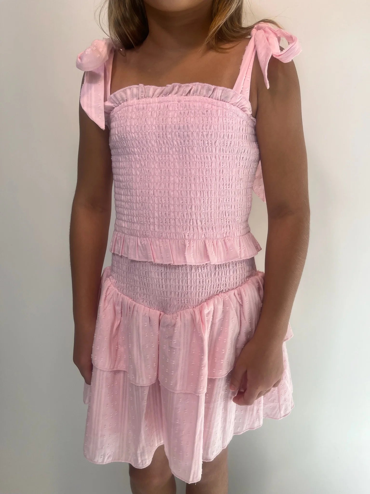 Katie J | Emerson Dress | Pink Swiss Dot | Vagabond | Apparel | Boutique