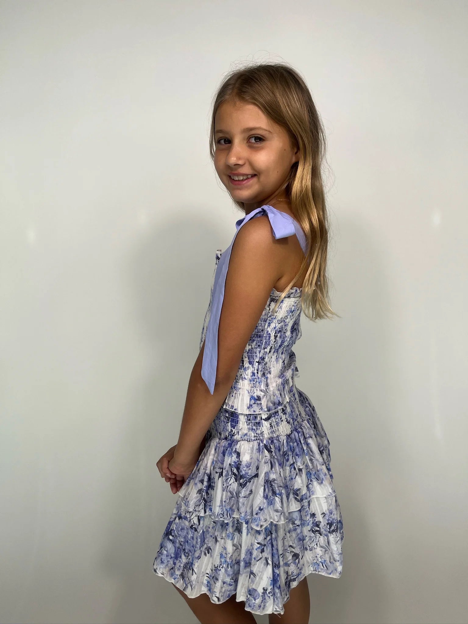 Katie J | Emerson Dress | Side| Vagabond | Apparel | Boutique
