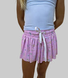 Katie J | Farrah Printed Shorts | Butterfly Carnations| Vagabond | Apparel | Boutique