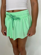 Katie J | Farrah Short | Seafoam | Model | Vagabond | Apparel | Boutique