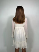 Katie J | Haven Dress | Ivory | Back | Vagabond | Apparel | Boutique