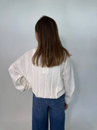 Katie J | Libby Sweater | Model | Back | Vagabond | Apparel | Boutique