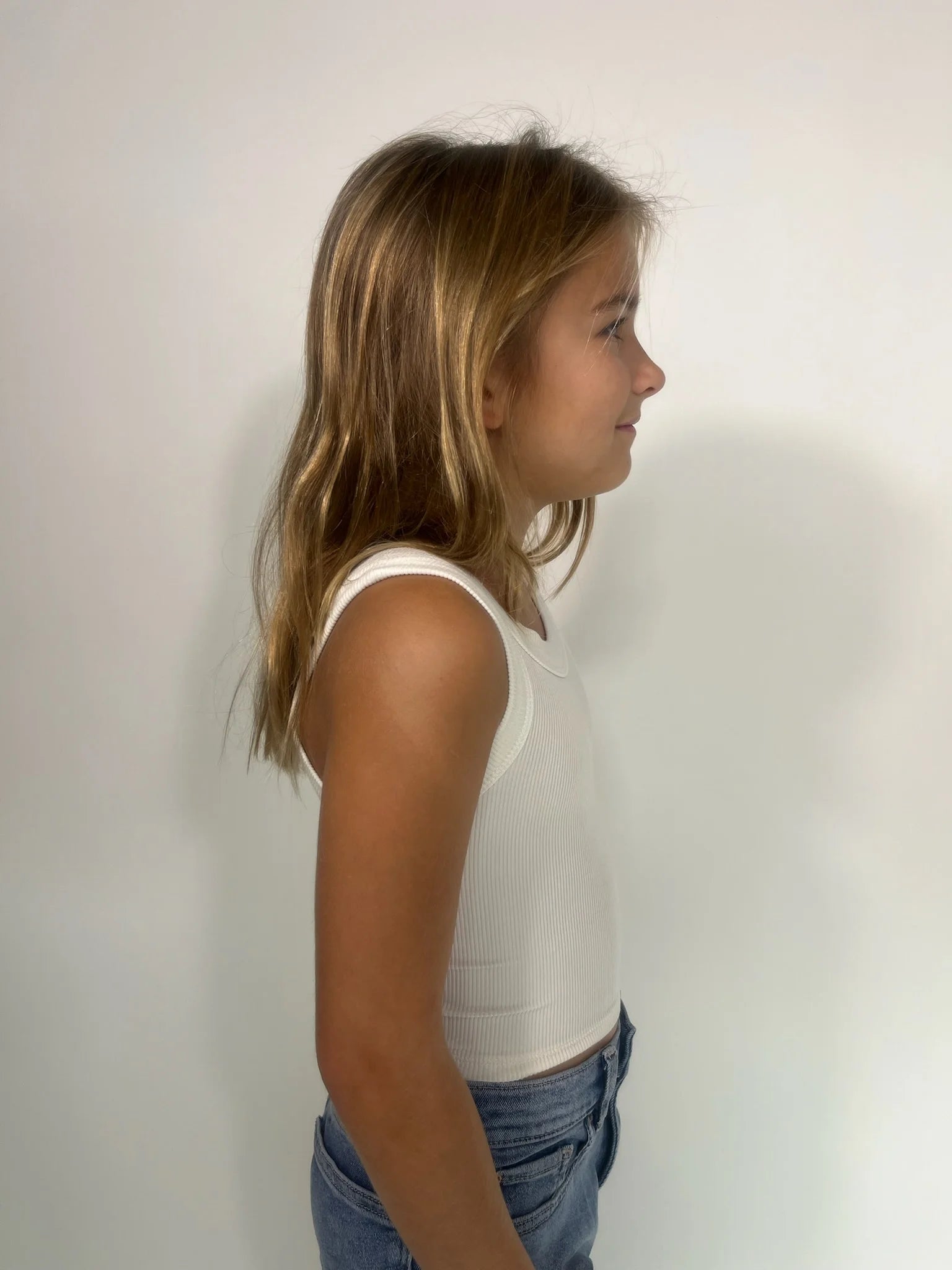 Katie J | Livi Tank | Ecru | Side | Vagabond | Apparel | Boutique