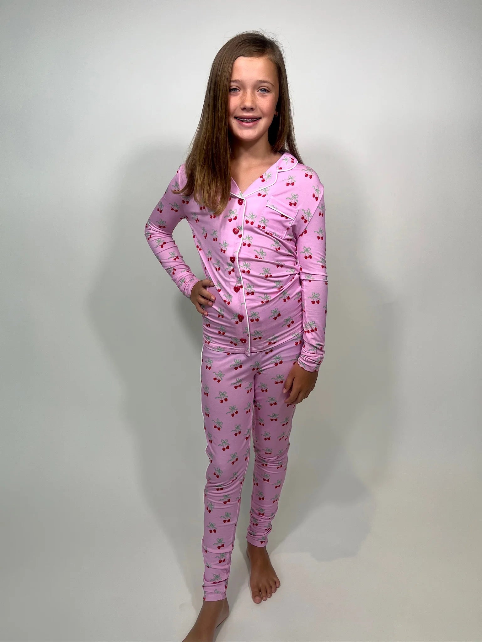 Katie J | Maia Lounge Set | Cherry Bow | Vagabond | Apparel | Boutique