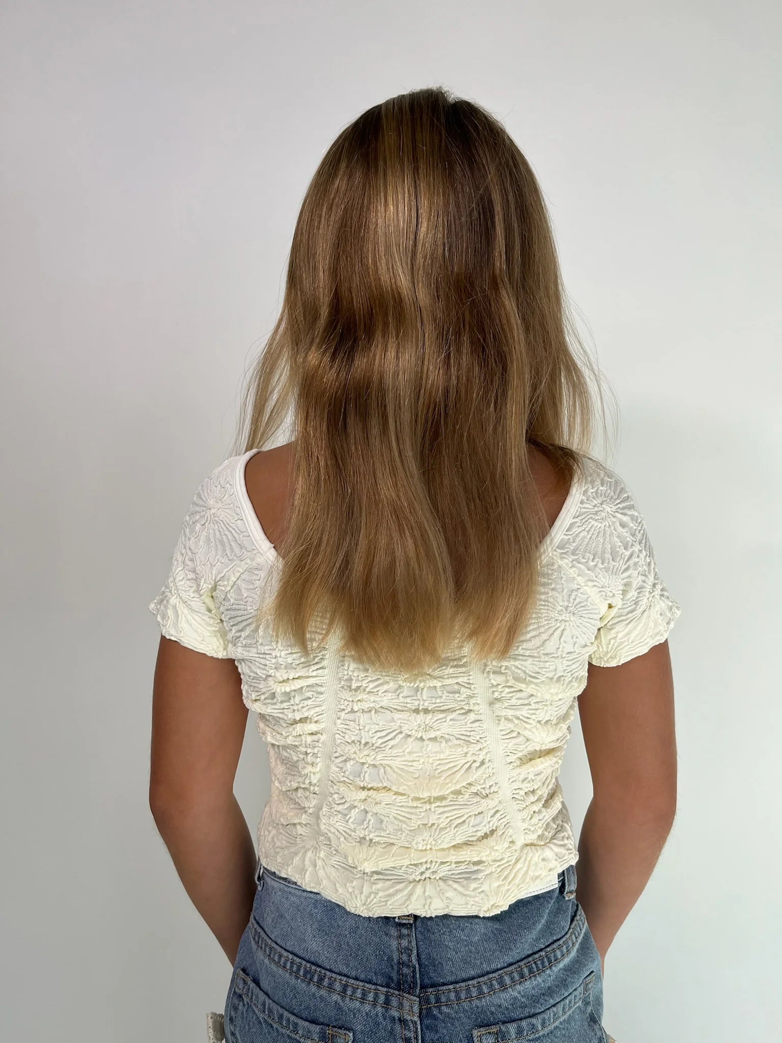 Katie J | Maizie Ruched Tee | Back | Vagabond | Apparel | Boutique