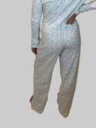Katie J | Marina Pointelle Lounge Pant Model | Back | Vagabond | Apparel | Boutique