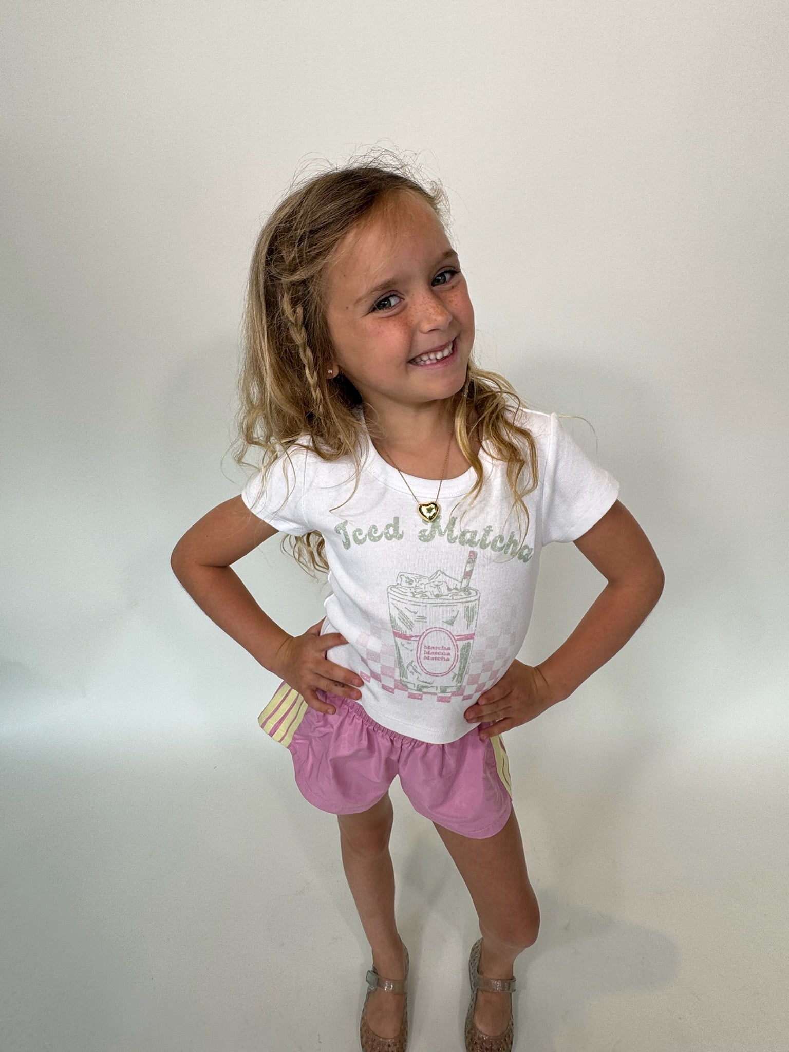 Katie J | Matcha Tee | Side | Vagabond | Apparel | Boutique