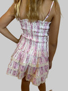 Katie J | Printed Melody Skirt | Stripe | Back | Vagabond | Apparel | Boutique