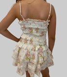 Katie J | Printed Melody Skirt | Vintage | Back | Vagabond | Apparel | Boutique