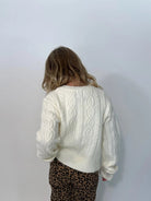 Katie J | Remi Cardigan | Model | Back | Vagabond | Apparel | Boutique