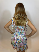 Katie J | Sunny Printed Tie Top | Back | Vagabond | Apparel | Boutique