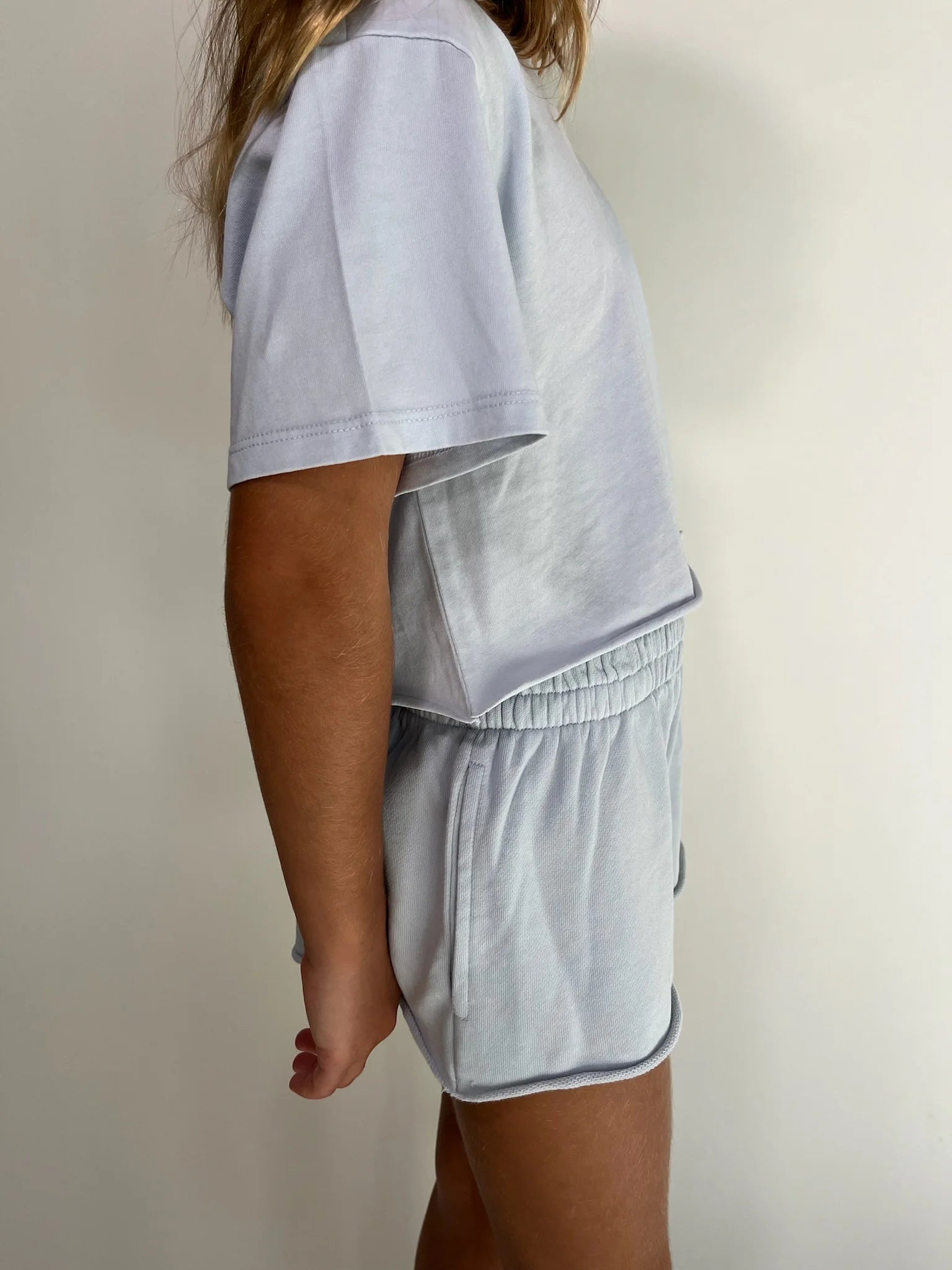 Katie J | Tristan Tee | Blue | Side | Vagabond | Apparel | Boutique