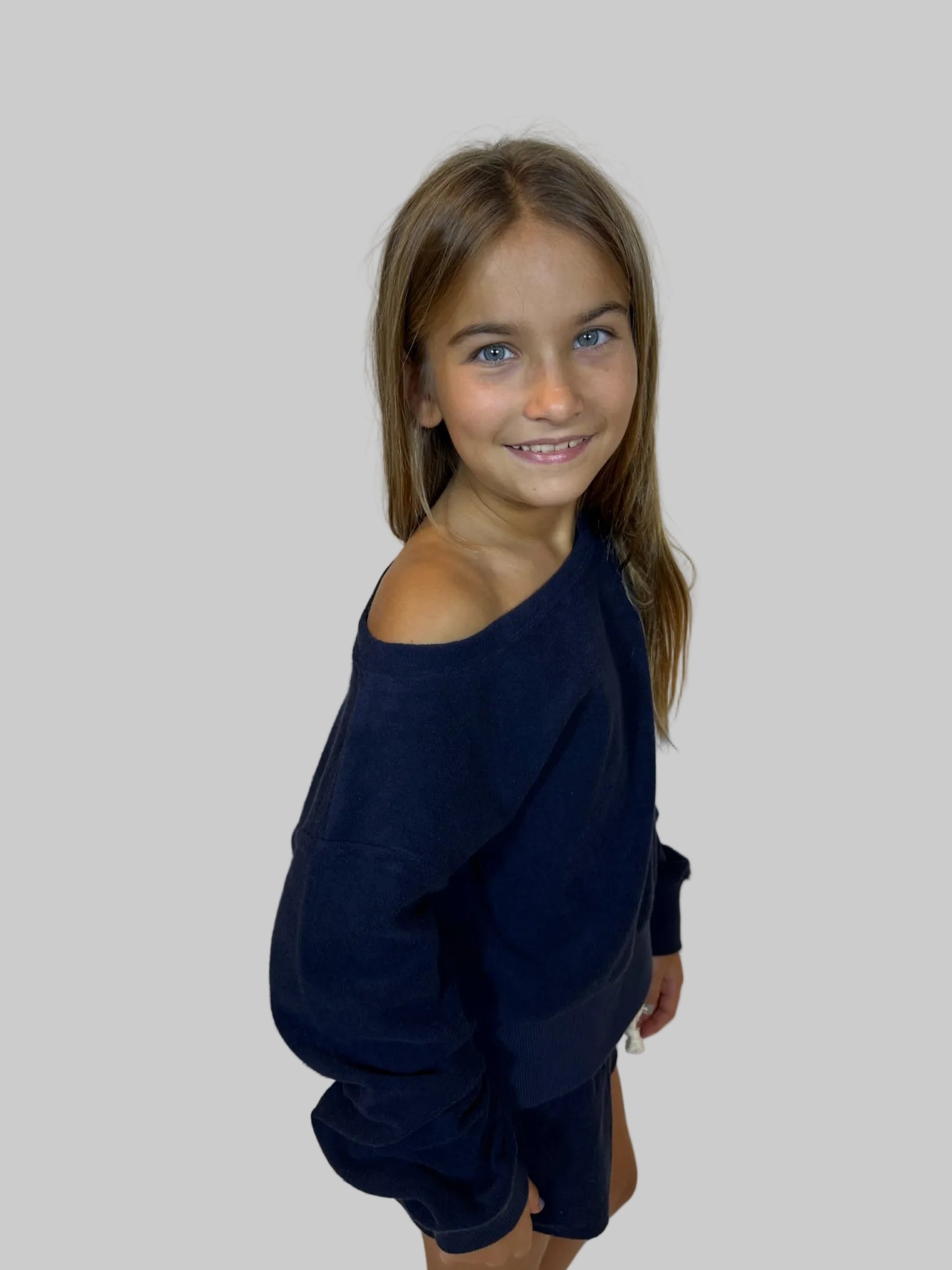 Katie J | Tucker Off Shoulder Crop Sweatshirt | Vagabond | Apparel | Boutique