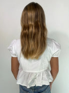 Katie J | Wells Top | White | Back | Vagabond | Apparel | Boutique