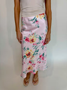 Katie J | Womens Anastasia Satin Maxi Skirt | Vagabond | Apparel | Boutique
