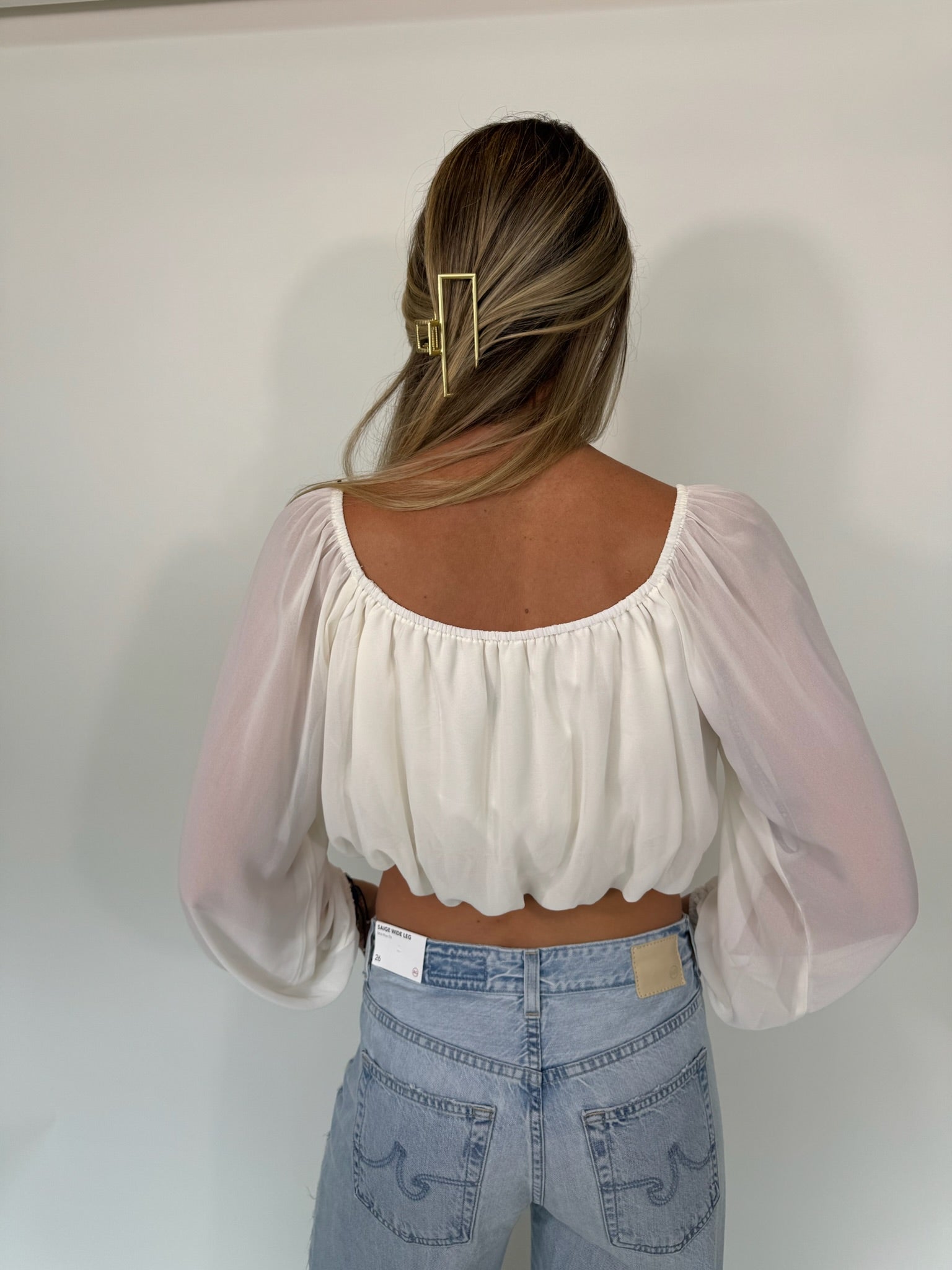 Katie J | Womens Monica Long Sleeve Top | Back | Vagabond | Apparel | Boutique