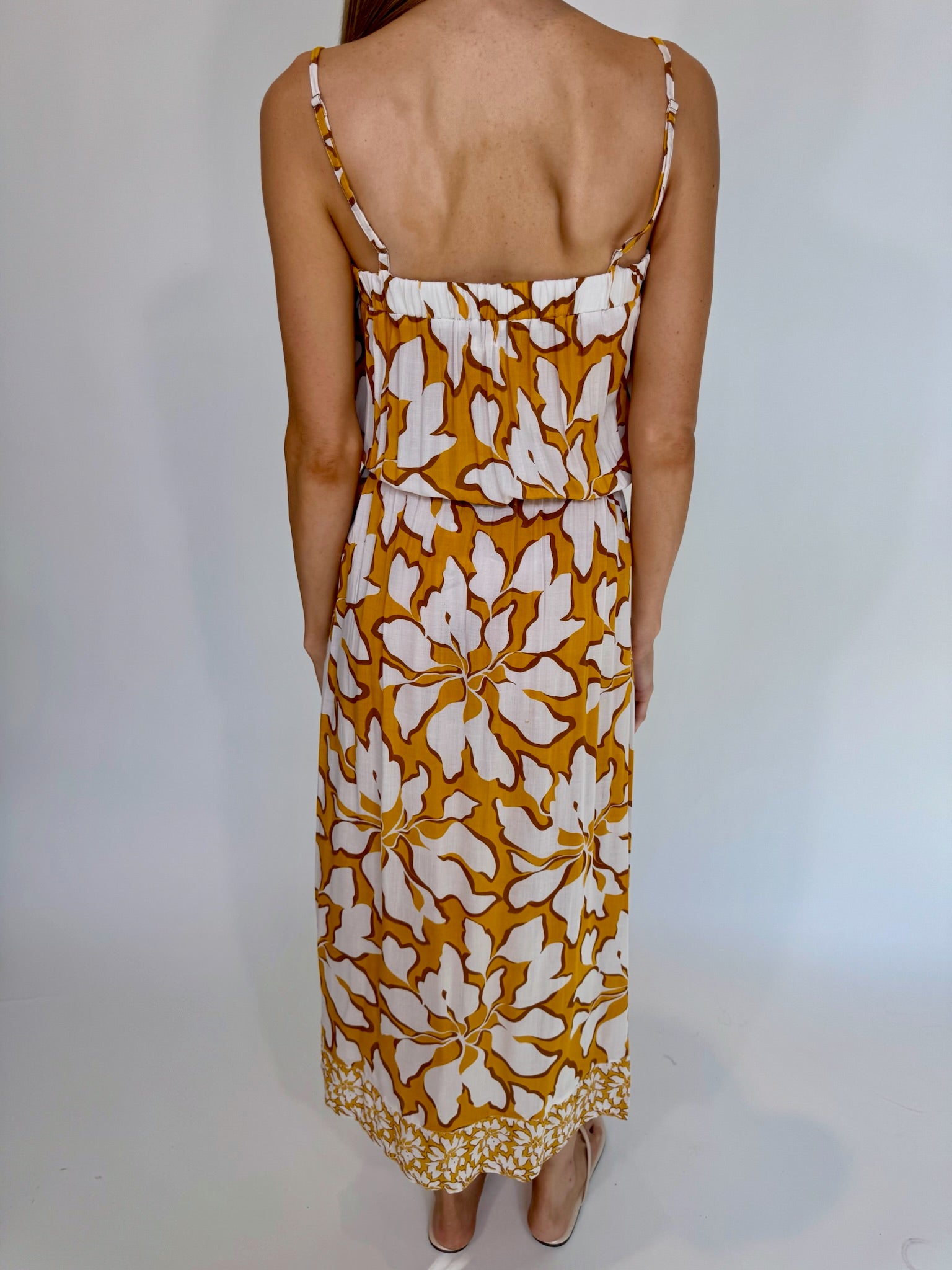 Khush | Fresia Dress | Amber | Back | Vagabond | Apparel | Boutique